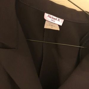 Michael K Medium women’s black suit jacket